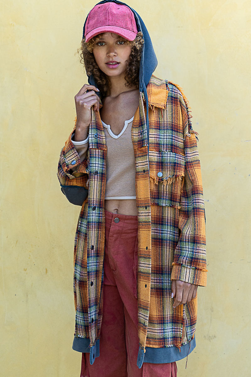 Plaid Trucker Jacket