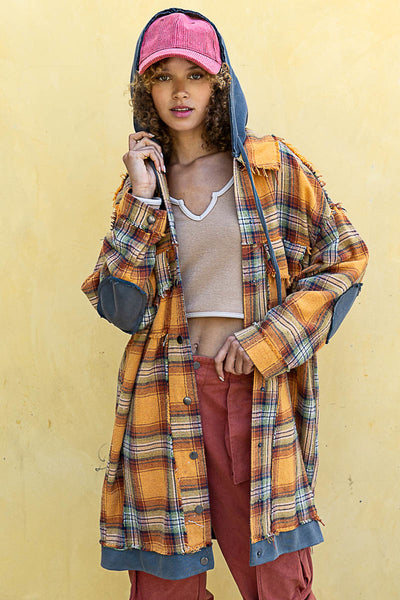 Plaid Trucker Jacket