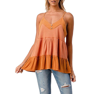 Tiered Ruffle Babydoll Cami