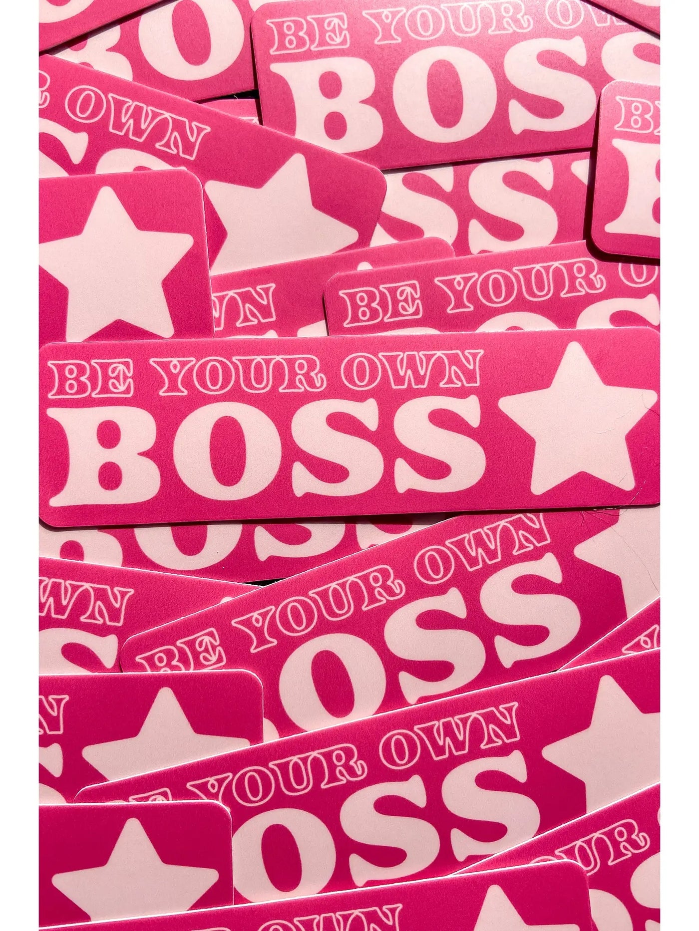 Be Your Own Boss Sticker