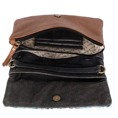 Remi Up-Cycled Canvas and Durrie Crossbody