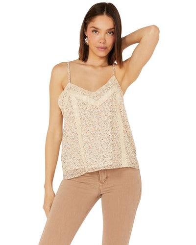 Ditzy Floral Lace Cami Top
